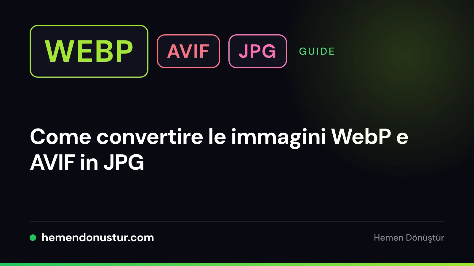 Immagine di copertina della guida alla conversione da WebP e AVIF a JPG