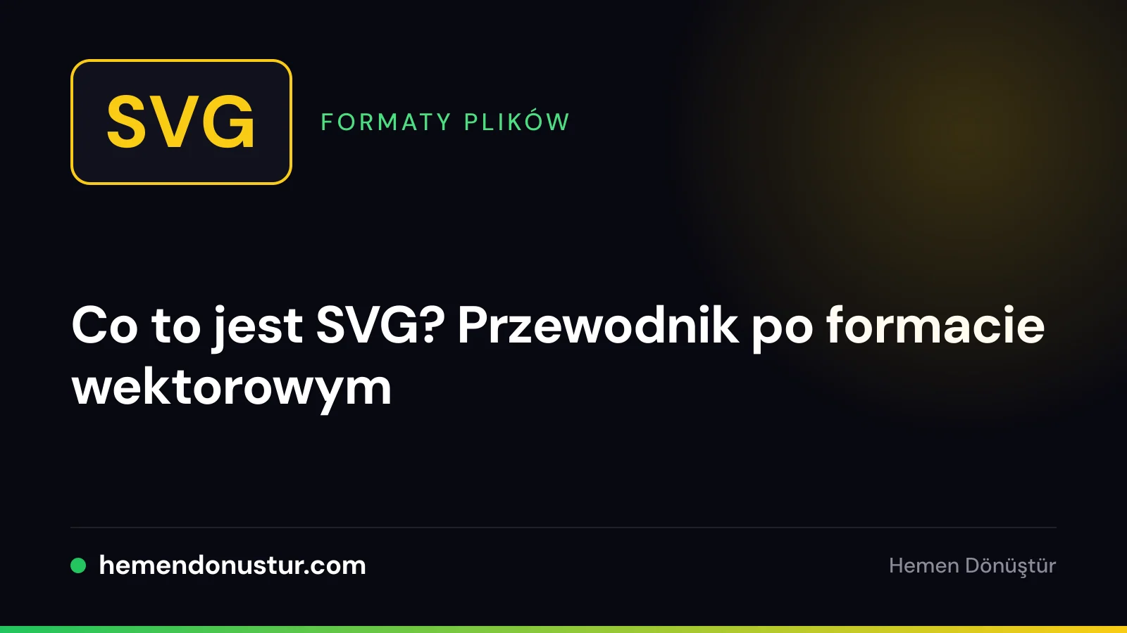 Okładka poradnika o wektorowym formacie SVG