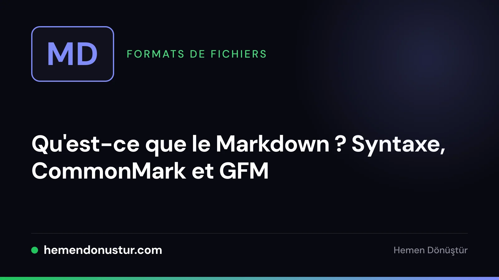 Badge de fichier marqué MD avec un symbole dièse