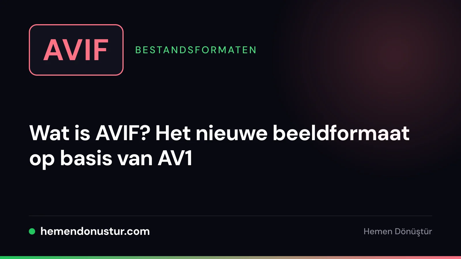 Omslagafbeelding van de gids over het AVIF-formaat